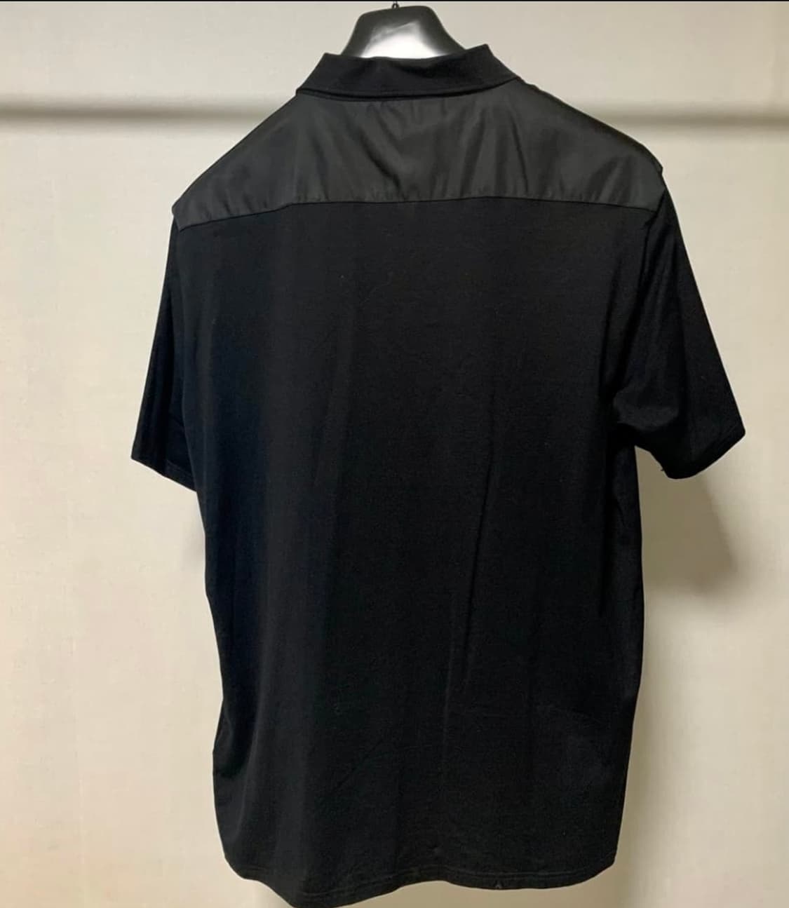 프라다 블랙 리나일론 포켓 반팔 폴로 티셔츠 M 상품이미지8