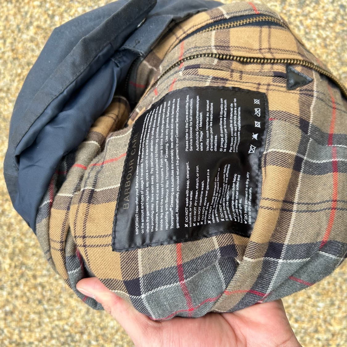 바버(barbour) 왁스 비드넬 자켓 상품이미지6