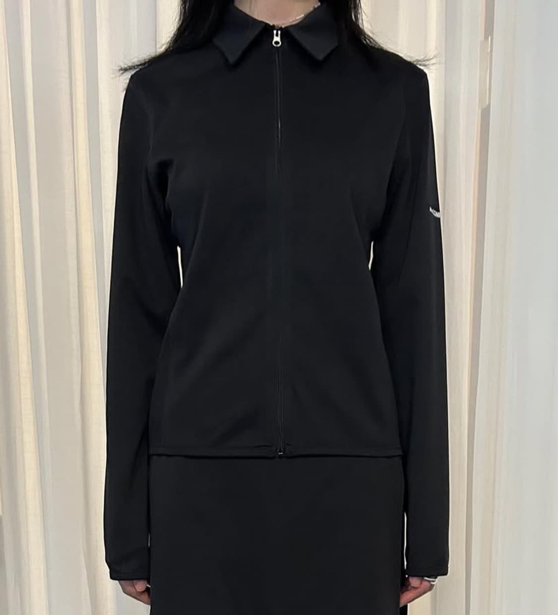 지초이 집업 블랙 3 상품이미지1