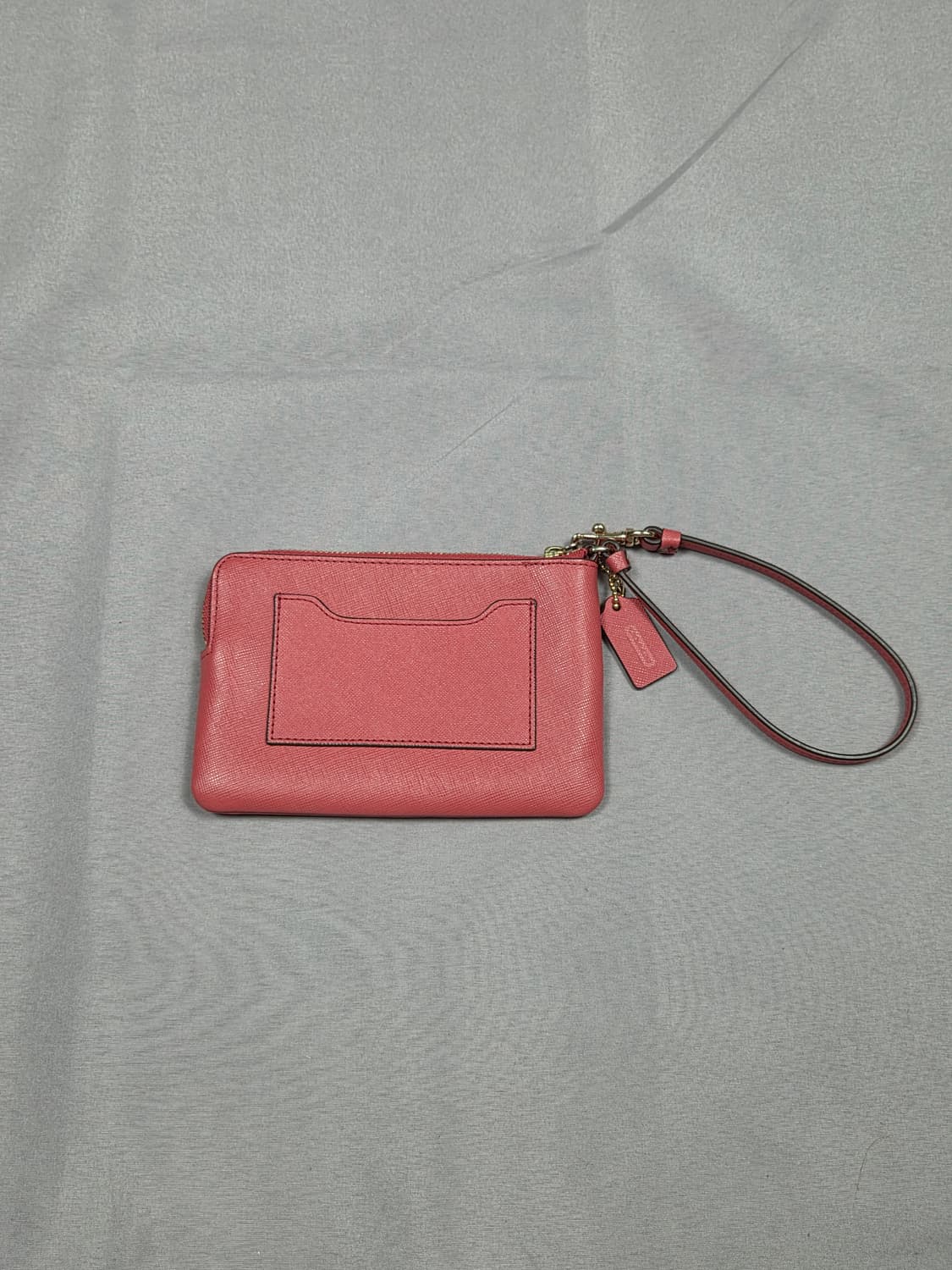 [코치] 크로스그레인 레더 탑 지퍼 스몰 리스트릿 | G00017 상품이미지6