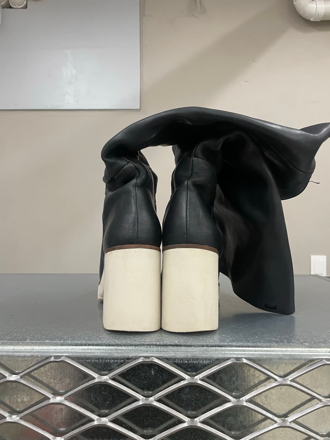 캠퍼 블랙 레더 롱부츠 38 상품이미지3