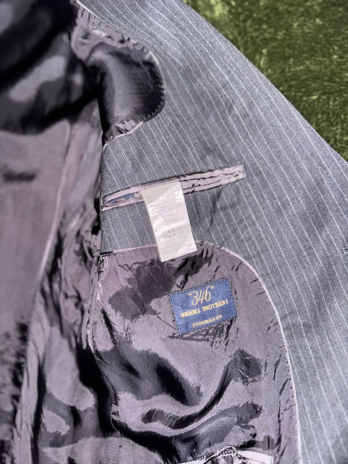 [43R] 브룩스 브라더스 346 클래식 핏 스트라이프 블레이저 자켓 상품이미지7