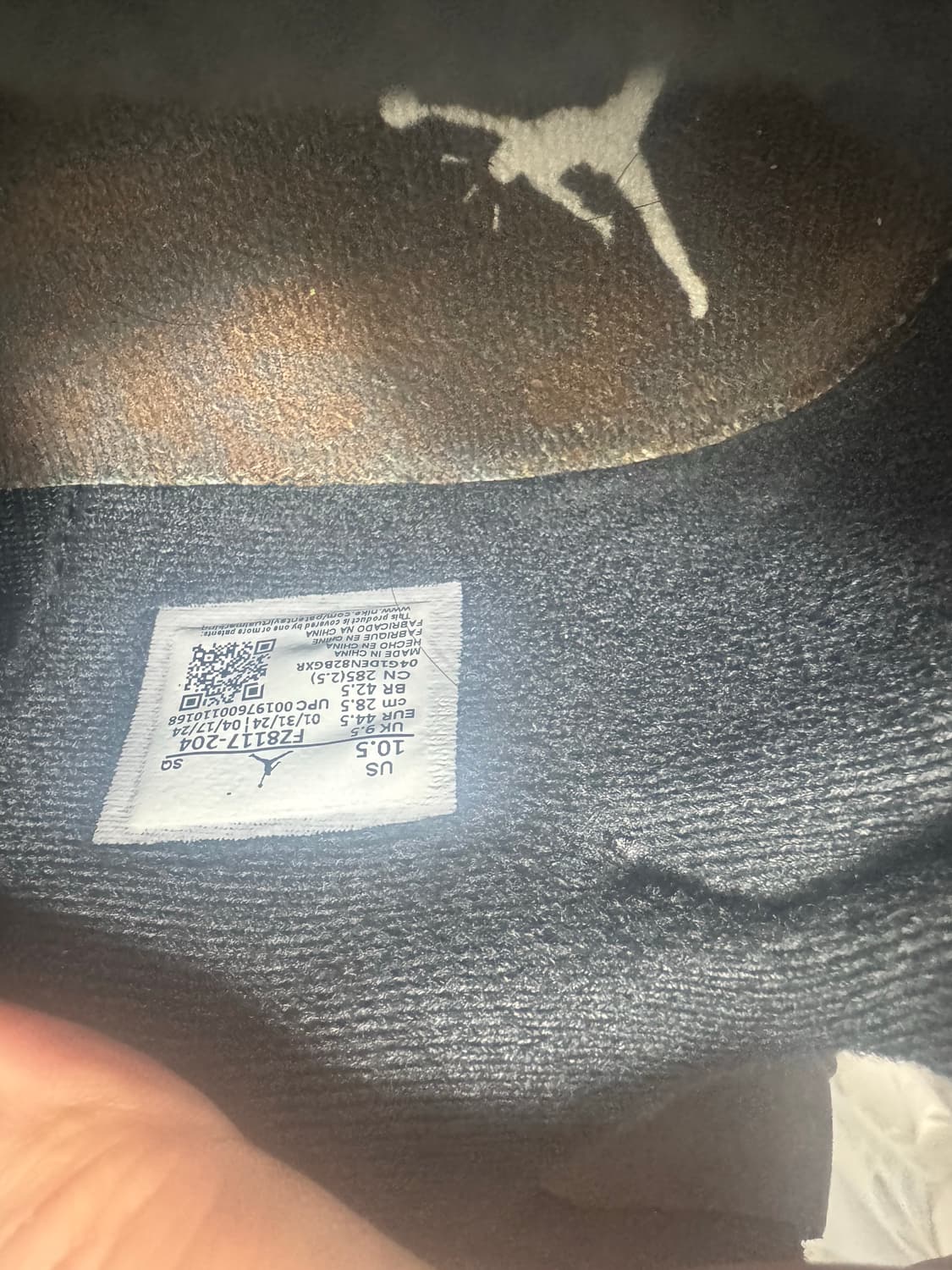 나이키 조던 트래비스 스캇 점프맨 잭 TR 다크 모카 285 상품이미지4