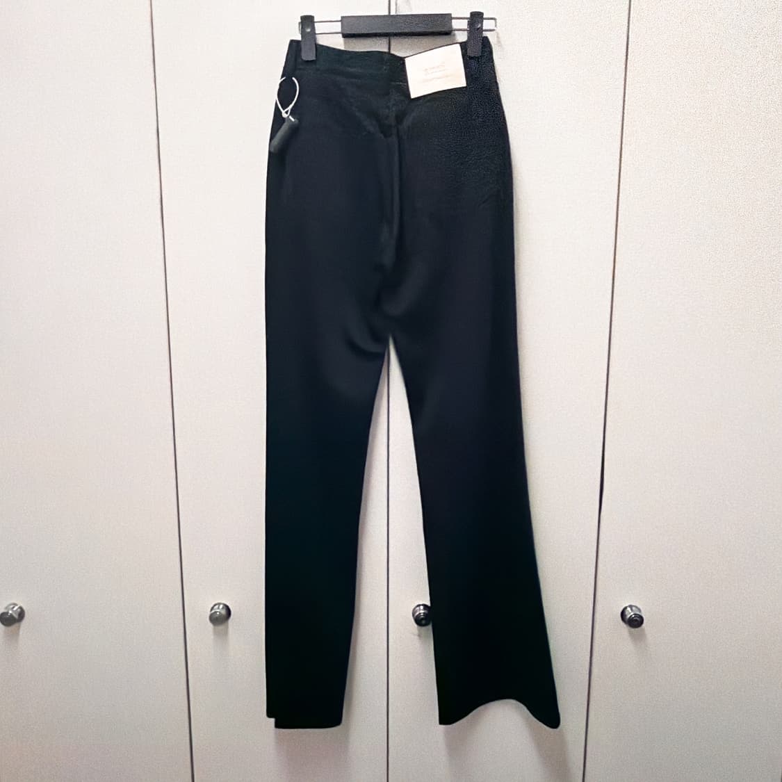 (정품/새상품) AMI 아미 여성 블랙 캐주얼 코튼 팬츠 상품이미지3