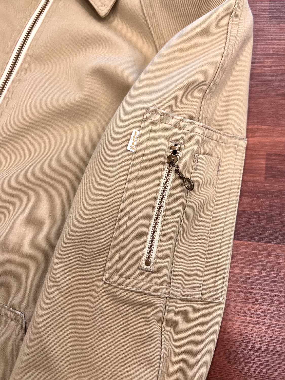 70s Levis 리바이스 화이트탭 워크 집업 자켓 상품이미지9