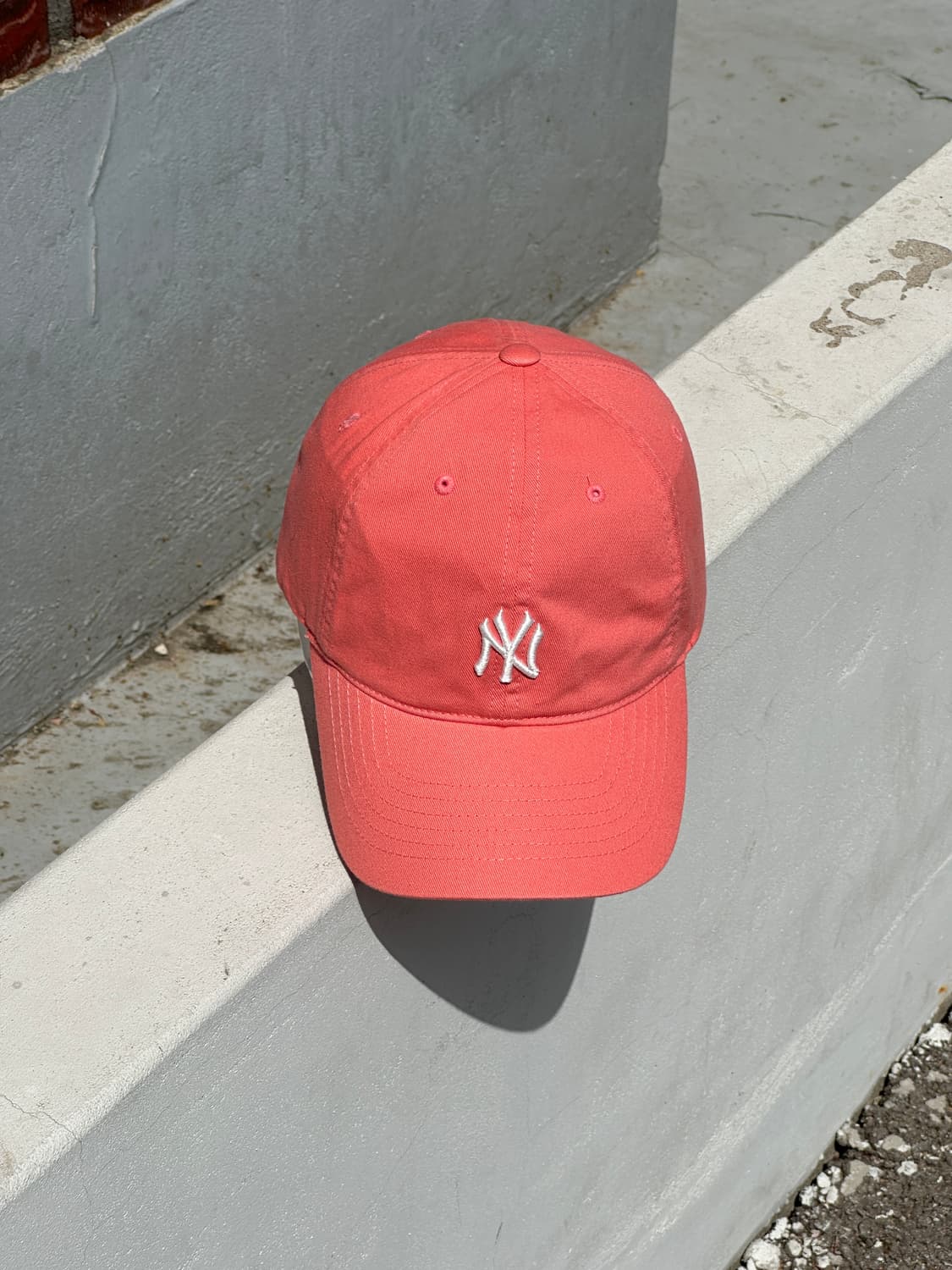 (새상품) MLB 엠엘비 뉴욕양키스 코랄 볼캡 모자 상품이미지1
