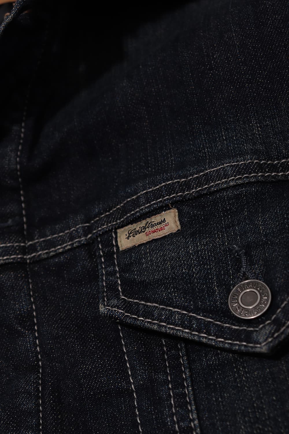 LEVIS 셀비지 데님 트러커 워싱 재킷 size XL 상품이미지4