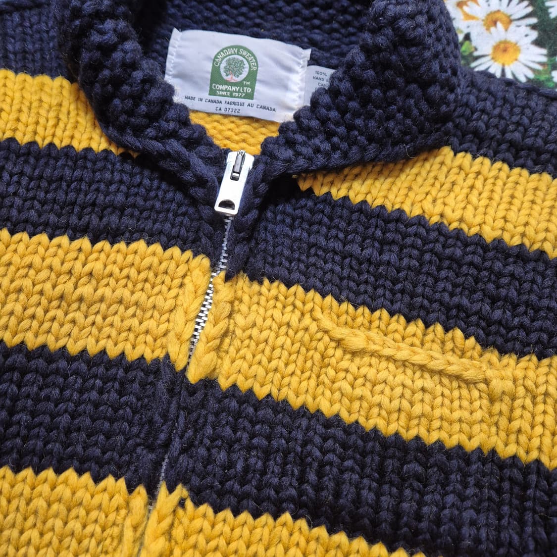 Canadian sweater 캐나다 스트라이프 코위찬 상품이미지2