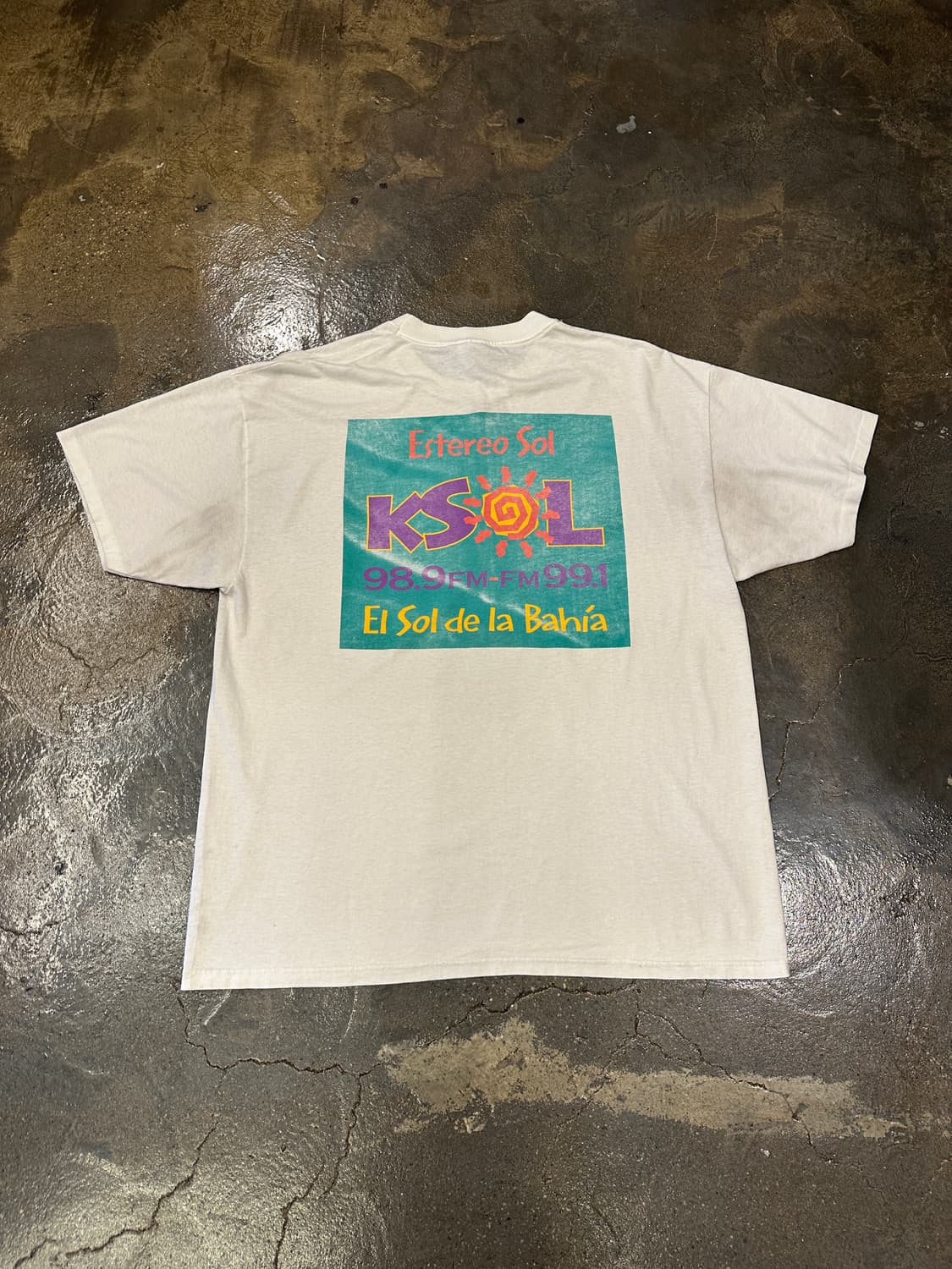 90s Hanes 헤인즈 KSOL 프린팅 티셔츠 XL 상품이미지2