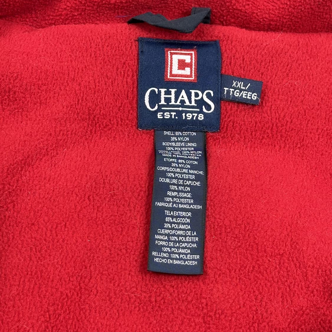 챕스 랄프로렌 올드스쿨 빅사이즈 패딩 점퍼 2XL 상품이미지7