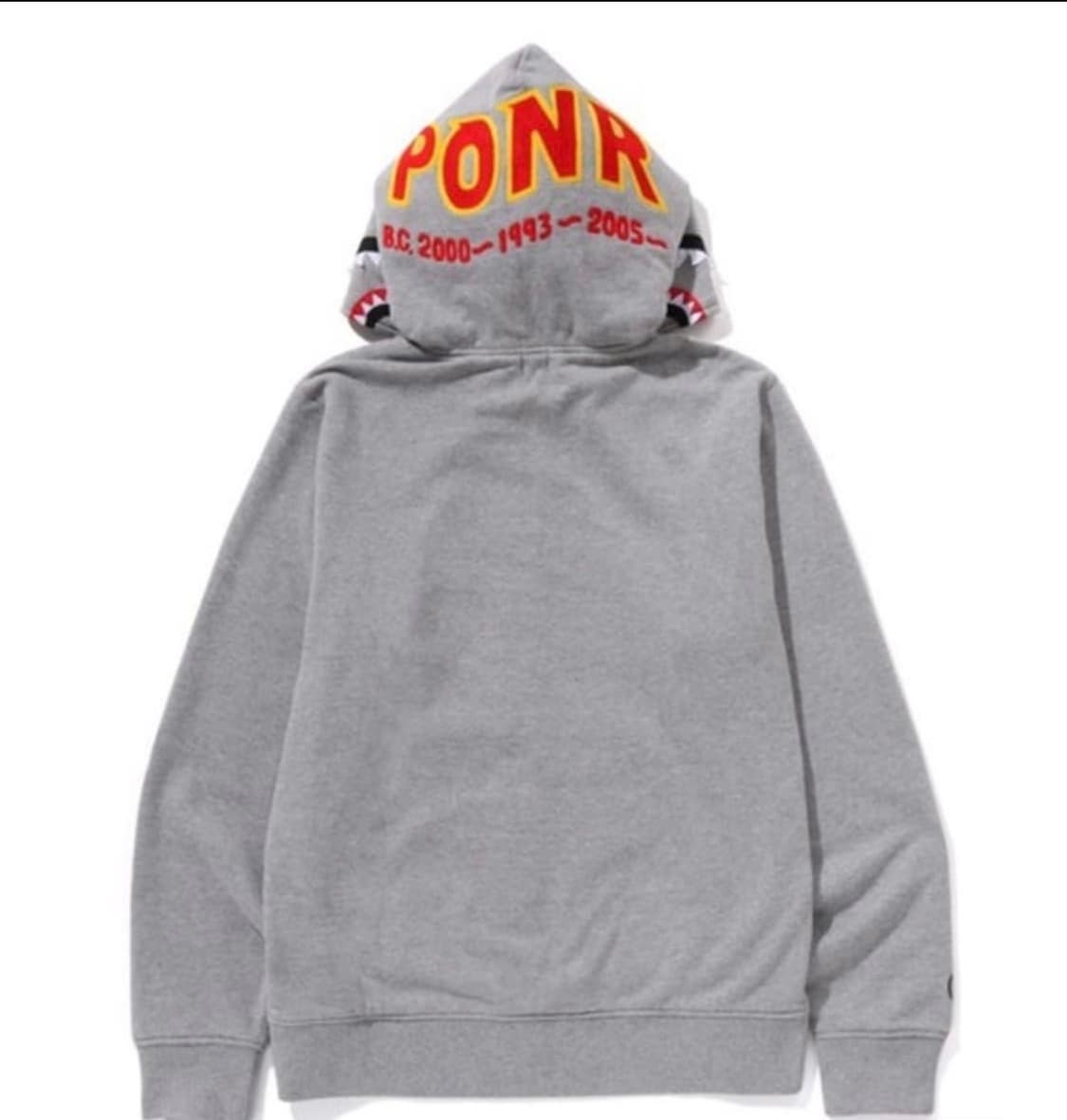 베이프 후드집업 BAPE 2ND SHARK FULL ZIP HOODIE 상품이미지3