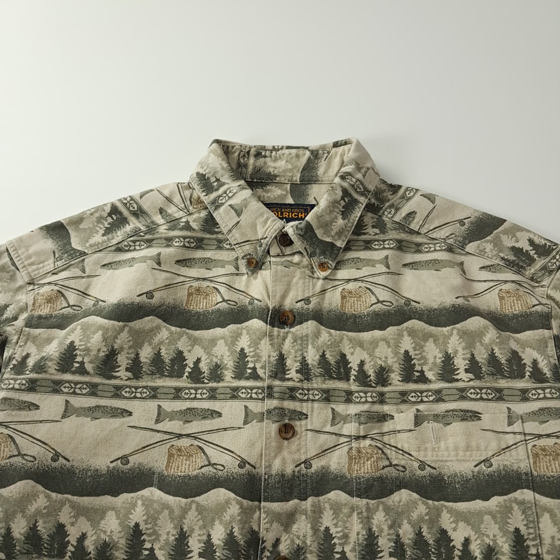 CK372 XL 울리치 90s 피싱프린트 셔츠 남방 상품이미지2