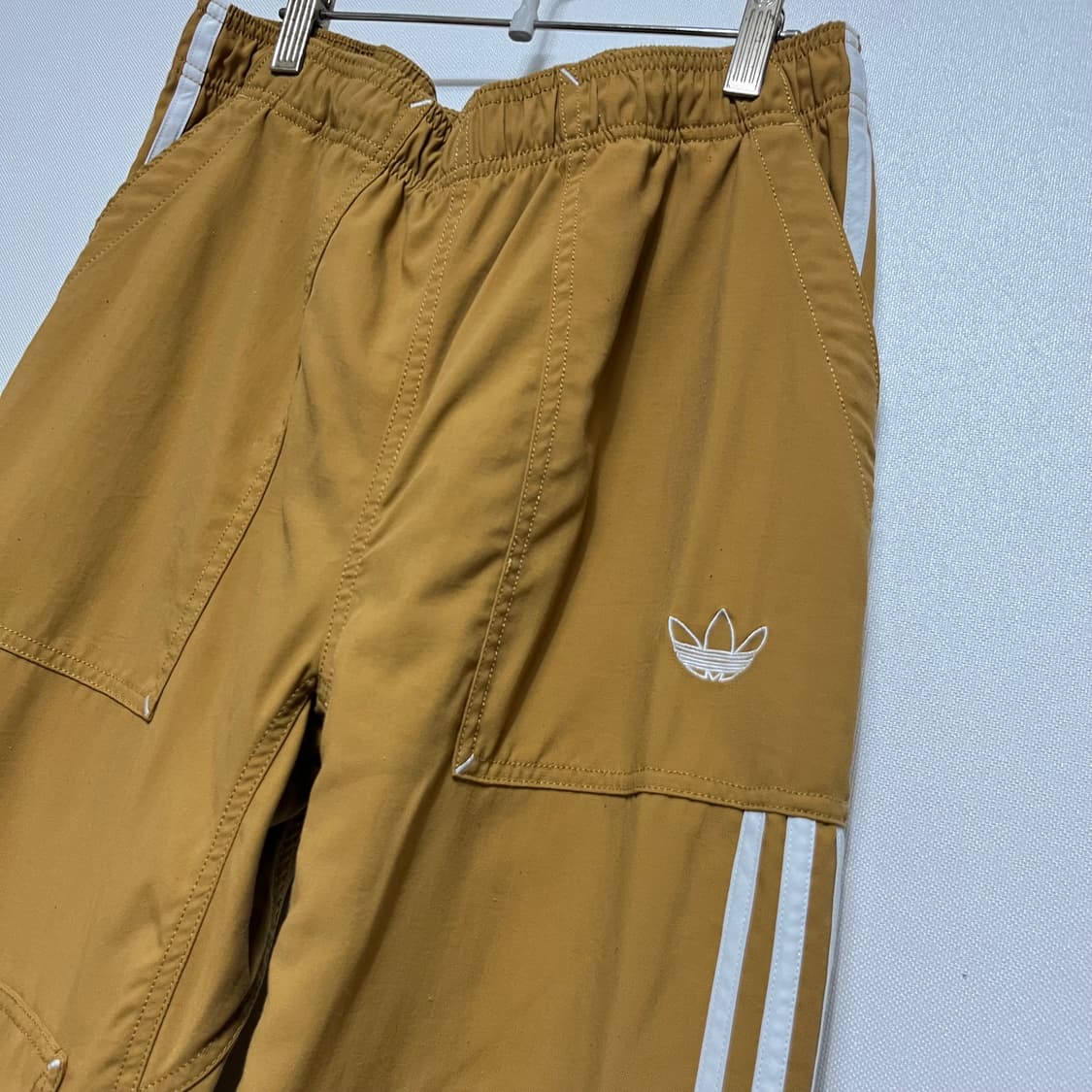 아디다스 삼선 카고 조거 팬츠 브라운 s 상품이미지6