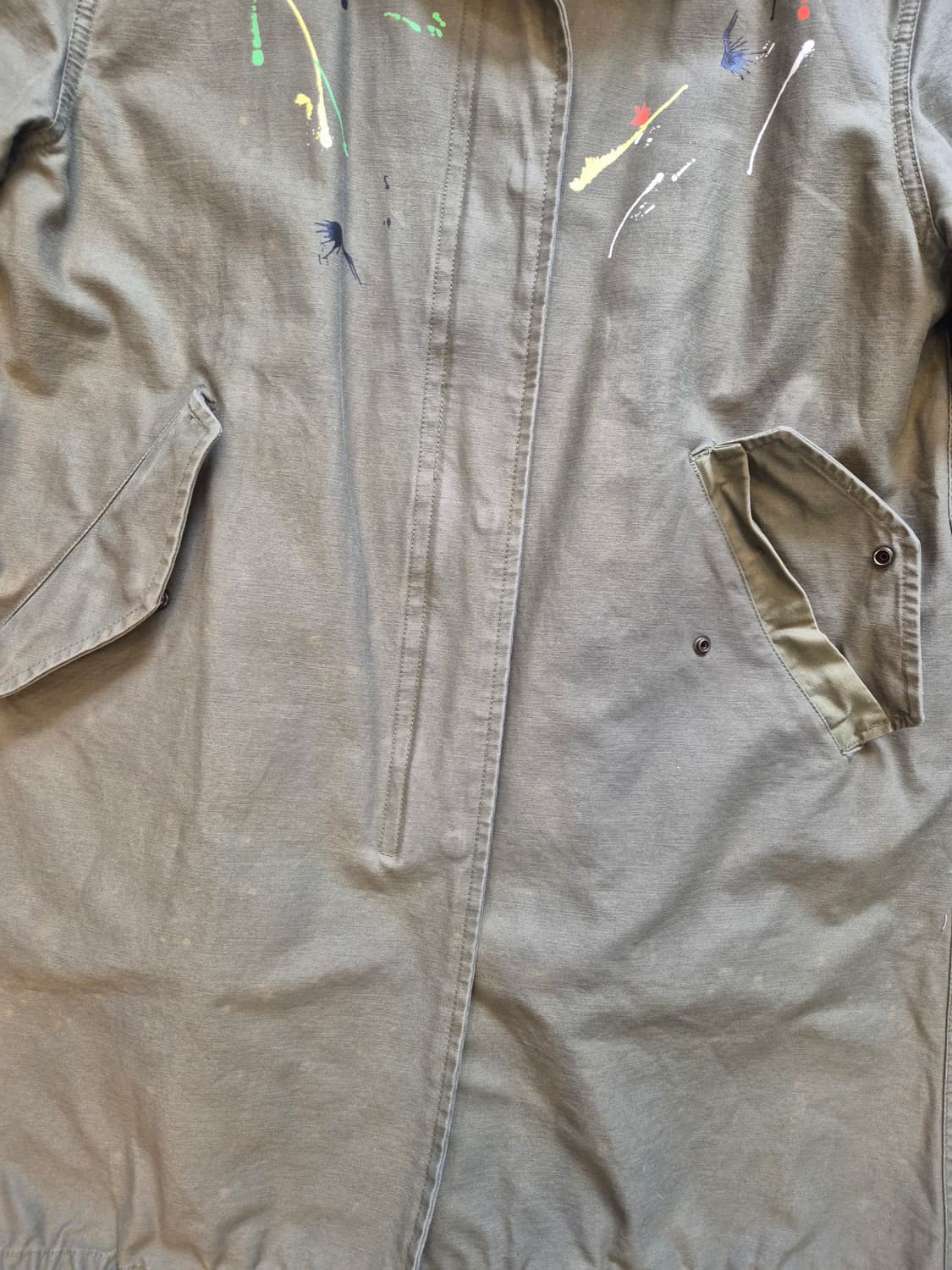 LAP의 카키색 야상 점퍼입니다 상품이미지5