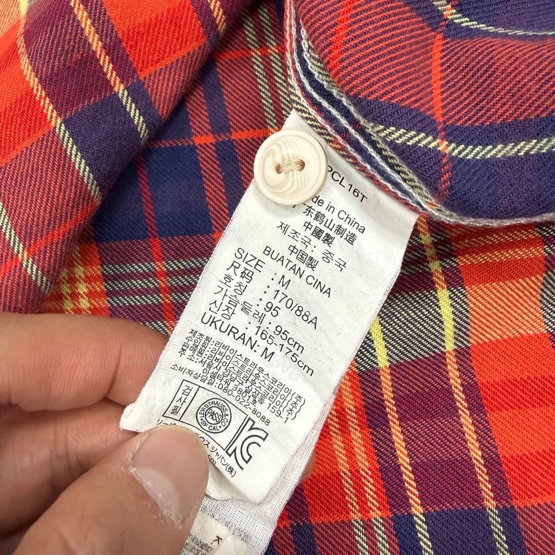 (M)리바이스 Levis 투포켓 웨스턴 체크셔츠 상품이미지3