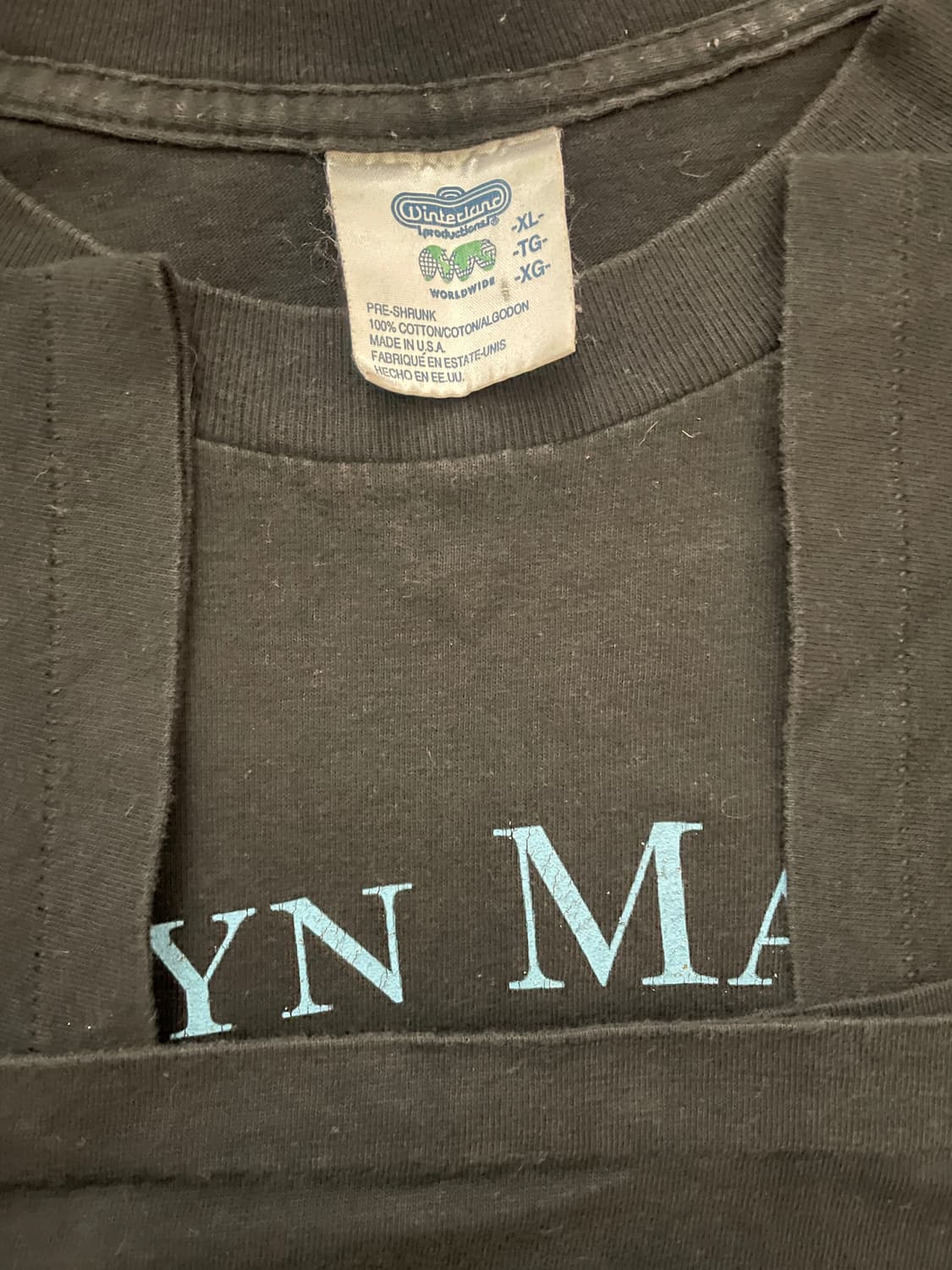 1996 90s Marilyn Manson Antichrist Shirt 상품이미지3