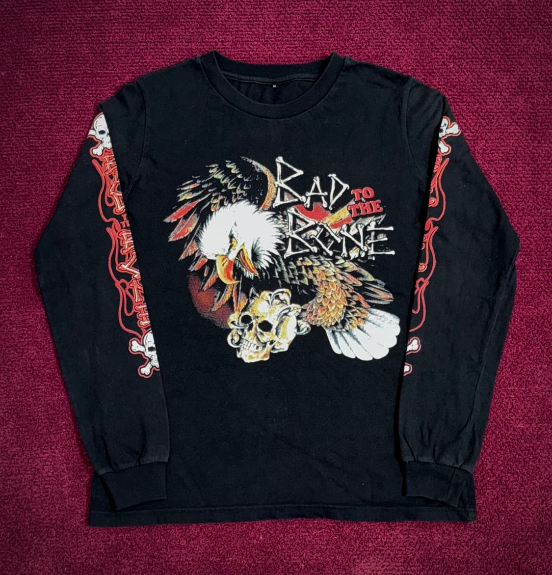 빈티지 락시크 독수리 프린팅 롱슬리브 M 상품이미지1