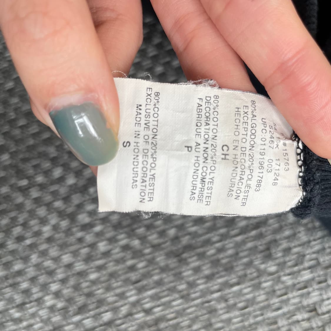 챔피온 블랙 스몰로고 베이직 기모 후드티 상품이미지5