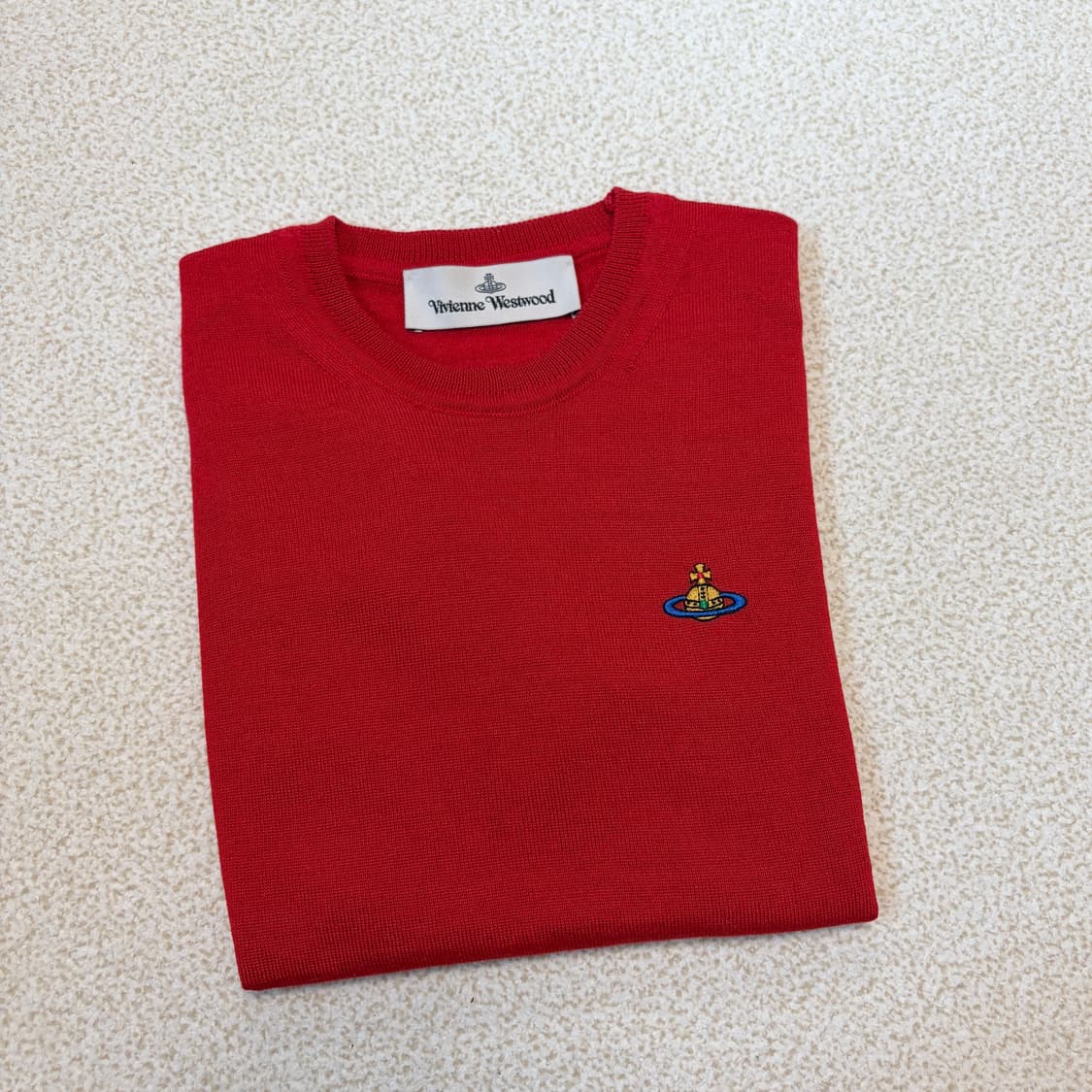 비비안웨스트우드 베아 탑 니트 레드 상품이미지4