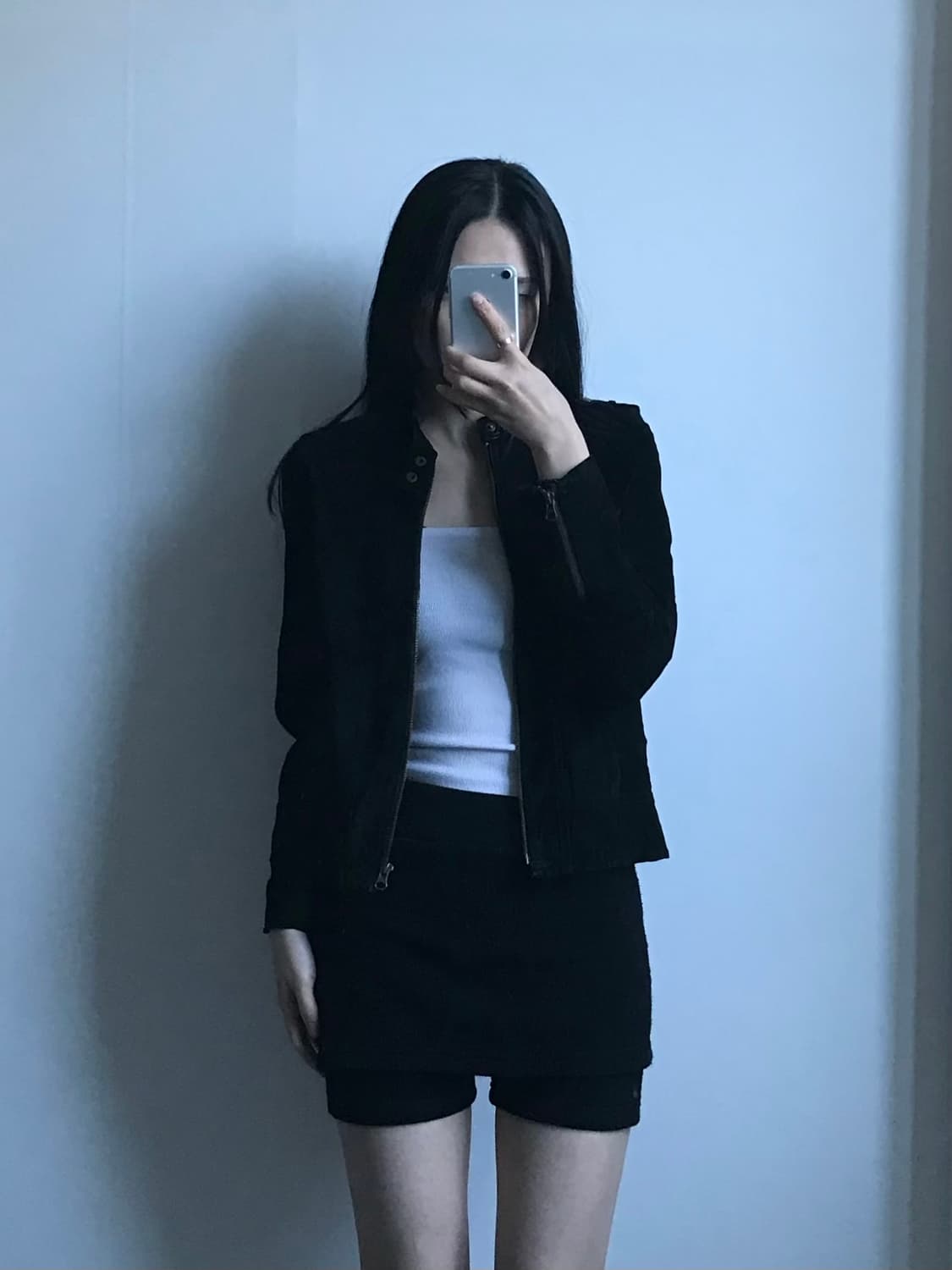 Vintage 빈티지 블랙 스웨이드 자켓 상품이미지2