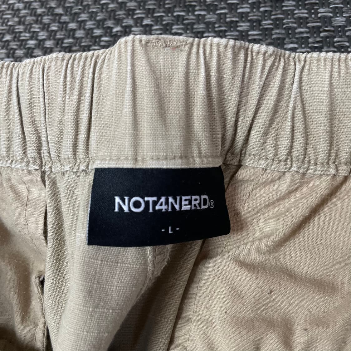 (밴딩) 낫포너드 연베이지 카고 데님 팬츠 L 상품이미지3
