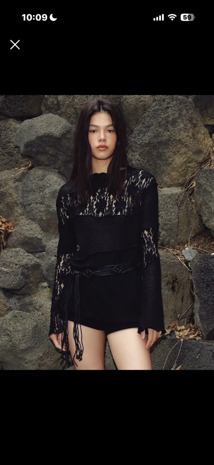 폴리수엠 patched 니트 상품이미지1