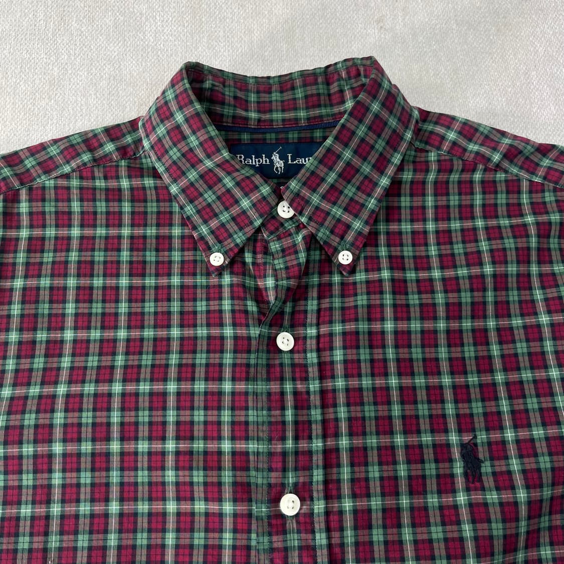 100 폴로랄프로렌 빈티지 체크 셔츠 상품이미지2