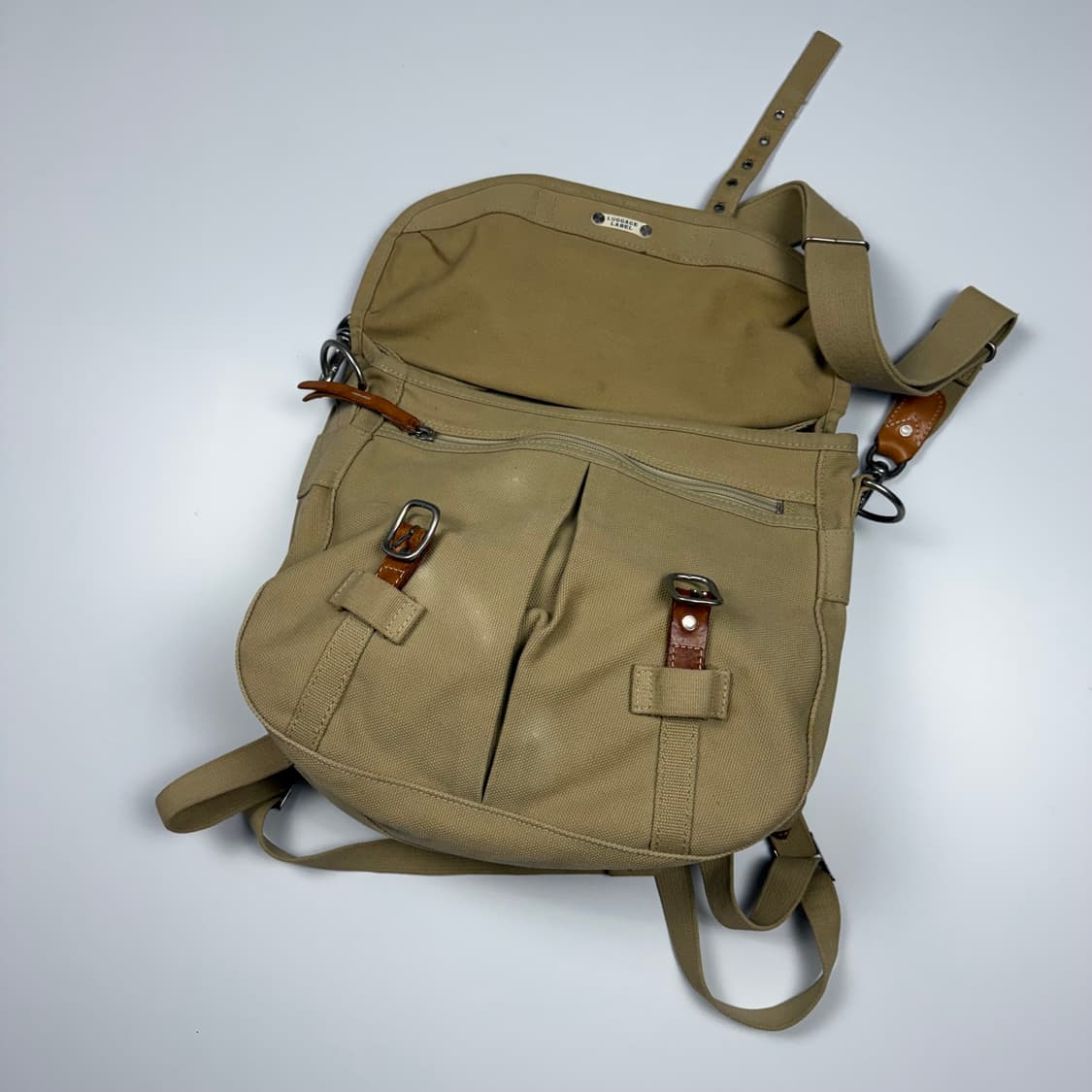 요시다포터 러기지라벨 투웨이 캔버스 백팩 상품이미지7