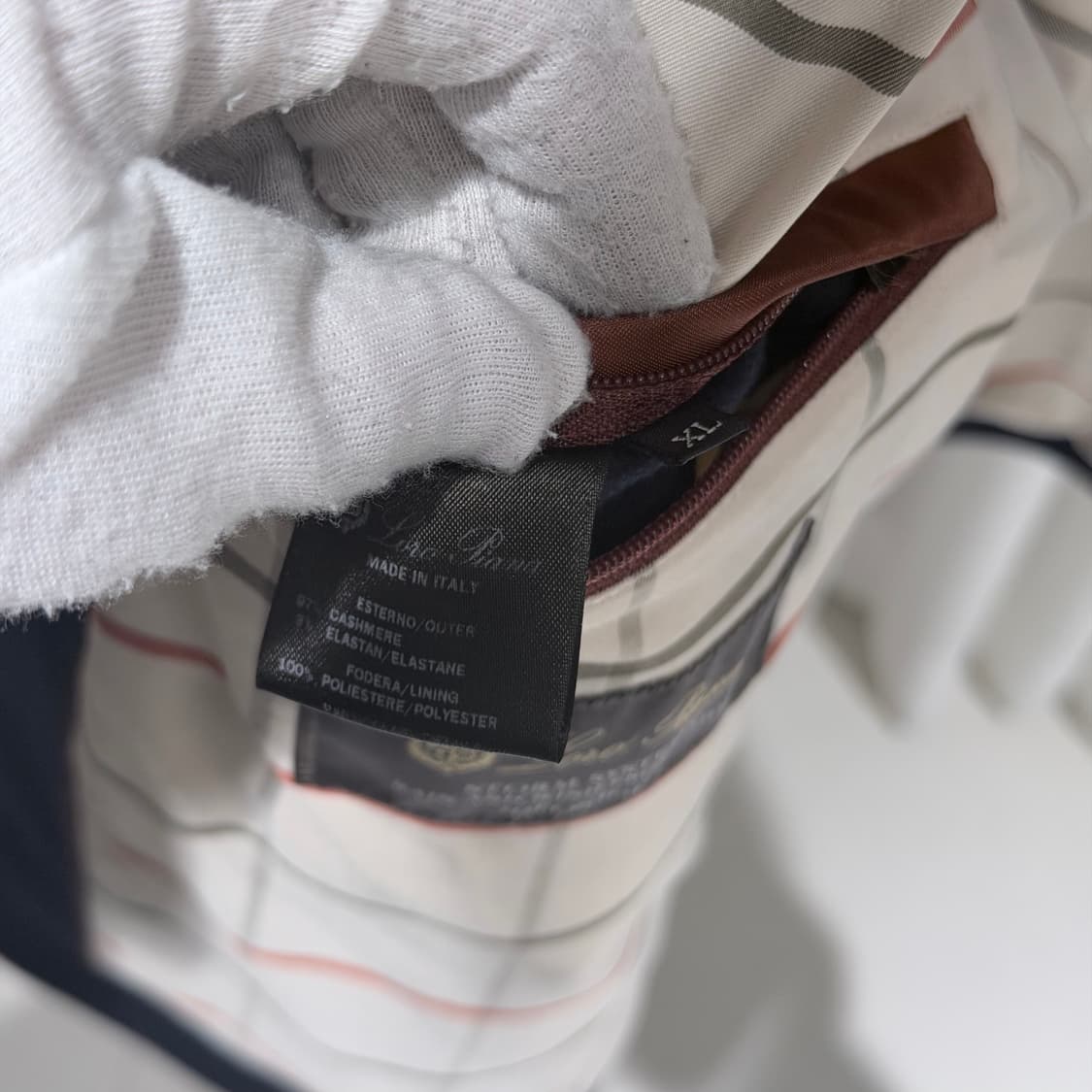 (A+/XL) / 로로피아나 스톰 시스템 캐시미어 봄버 자켓 네이비 상품이미지7