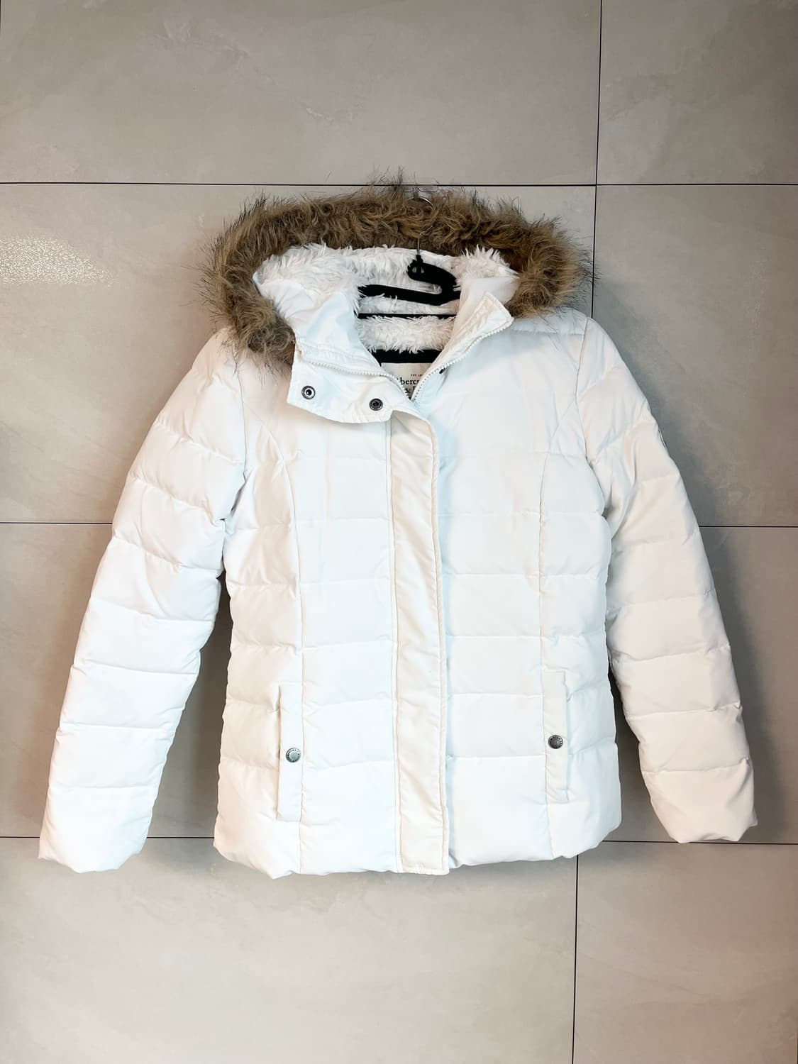 아베크롬비 울프죠 화이트 패딩 (M) 상품이미지1