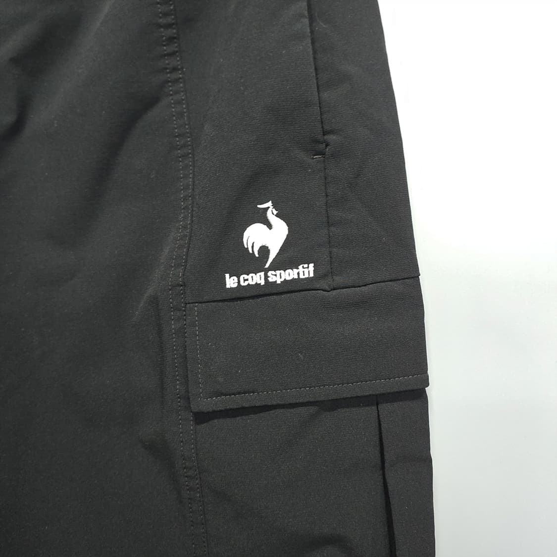 르꼬끄(le coq sportif) 카고 조거팬츠 블랙 85 상품이미지4