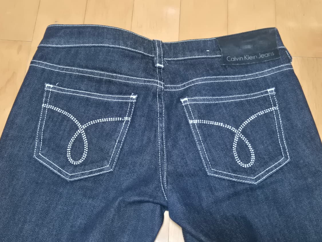 캔빈클라인 큐빅 로우라이즈  스키니진 상품이미지4