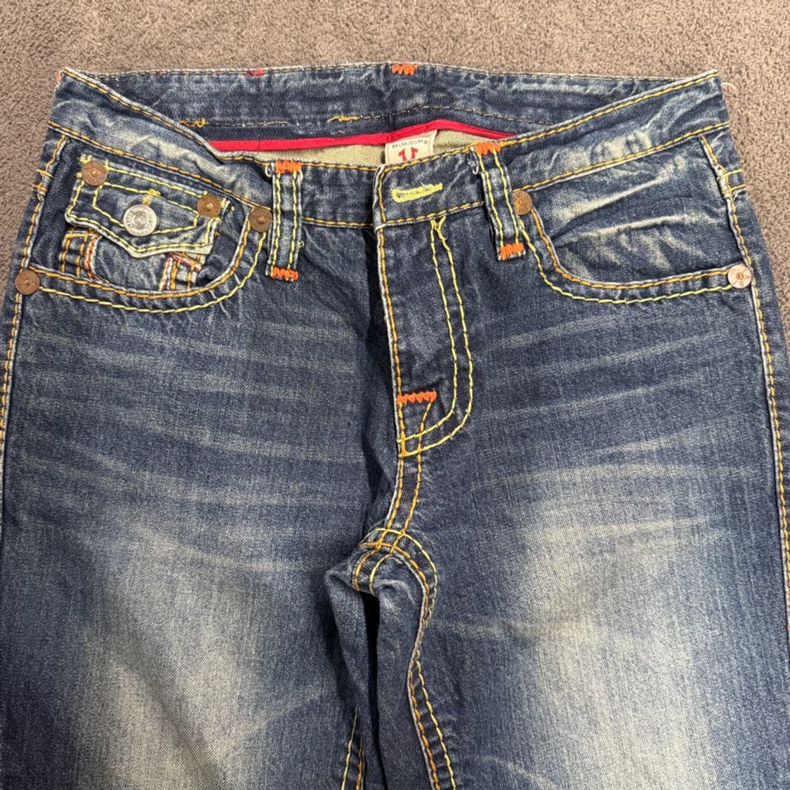 [정품/34] 트루릴리전 조이슈퍼티 부츠컷 데님팬츠 상품이미지3