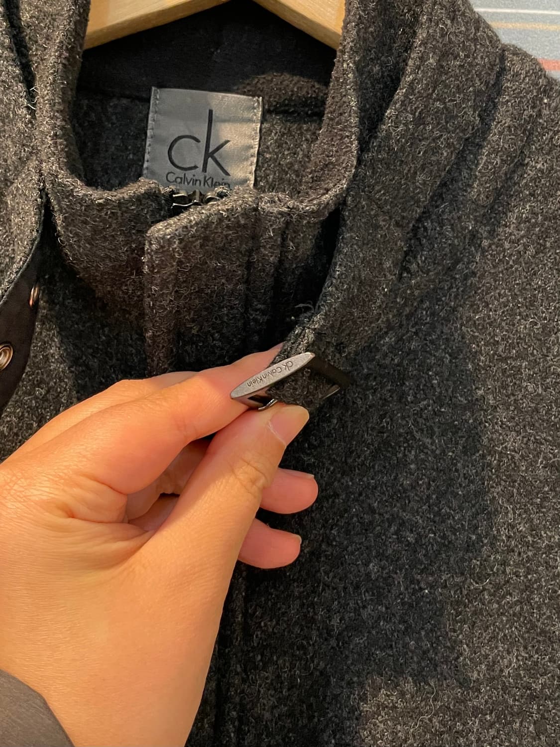 캘빈클라인 투웨이 니트집업 상품이미지2