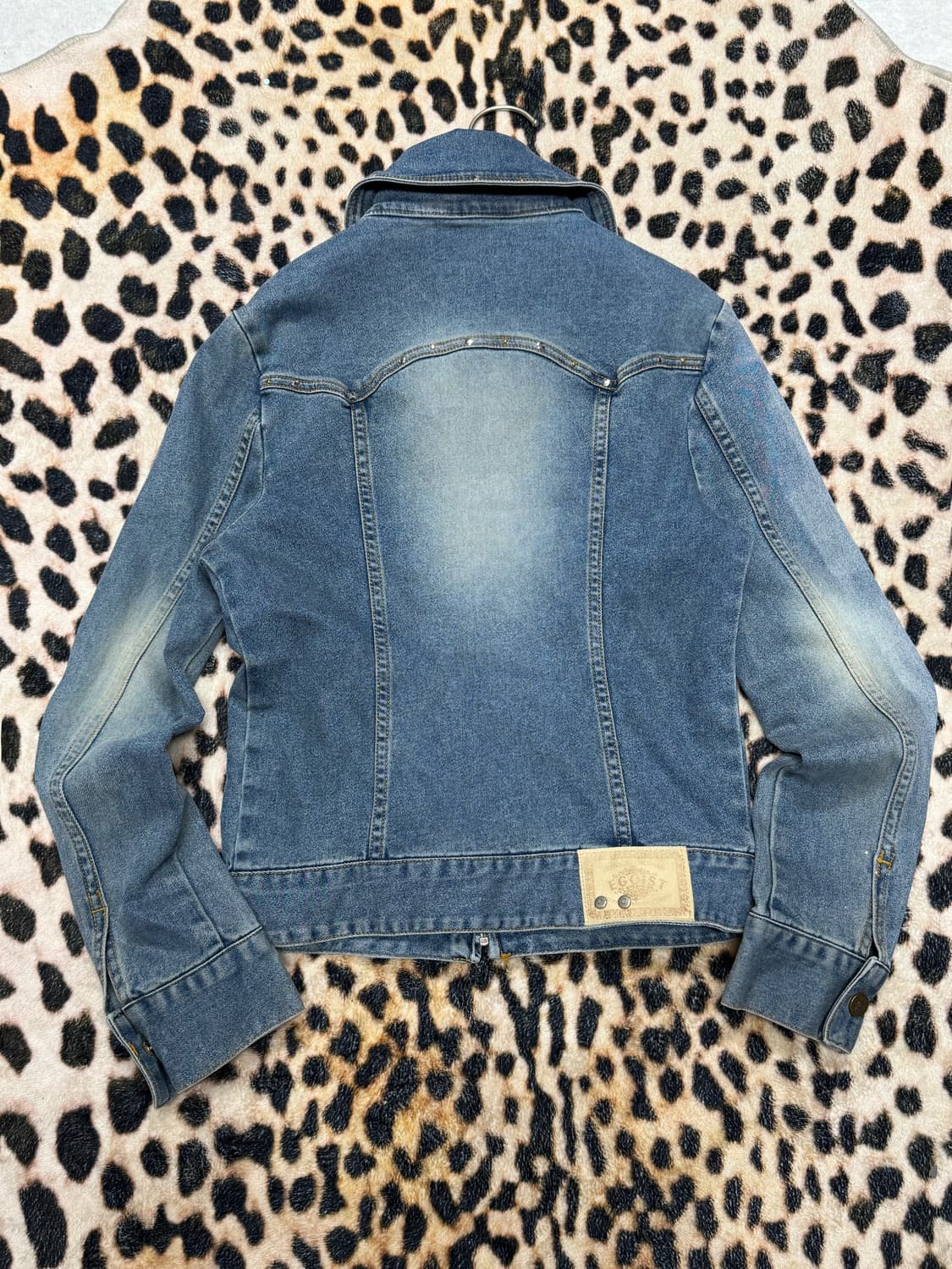 Egoist 스터드 스톤 디테일 데님자켓 상품이미지2