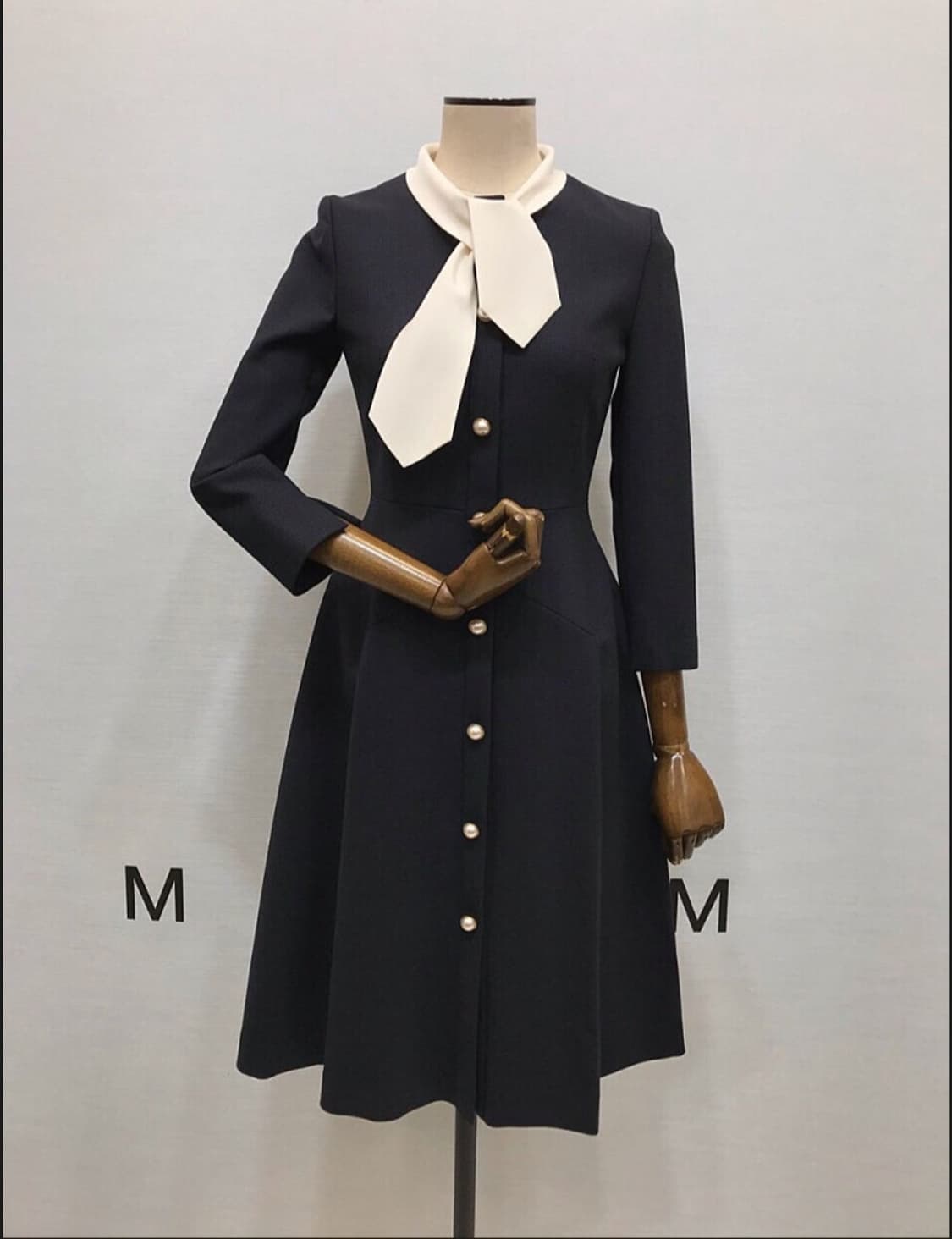 미샤 스카프탈부착 원피스 44사이즈 상품이미지2