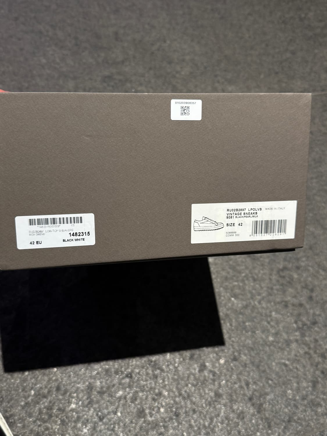 급처 [42] 릭오웬스 반스 레더 상품이미지9