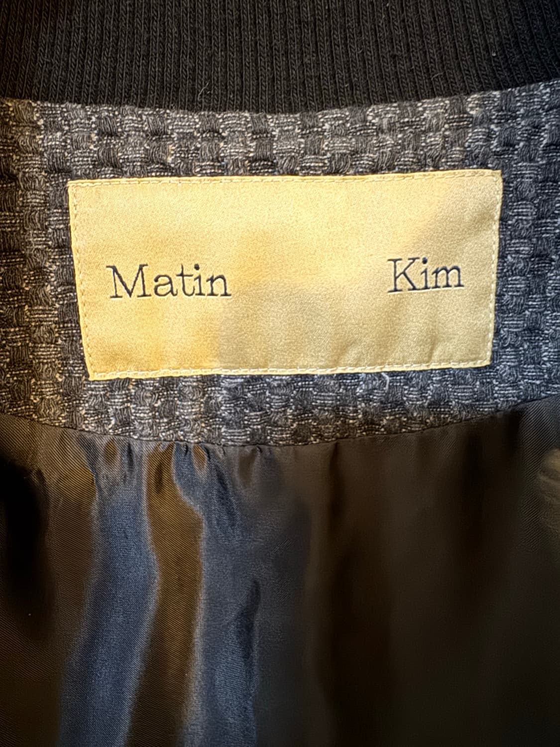 [F]마뗑킴 심볼 스타디움 점퍼 자켓 상품이미지4