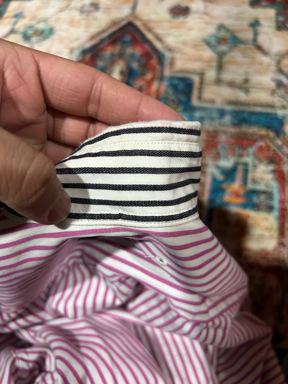 [L] 소프넷 스트라이프 셔츠 상품이미지8