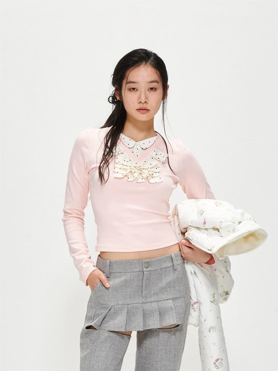 9266studio 핑크 톱 상품이미지6