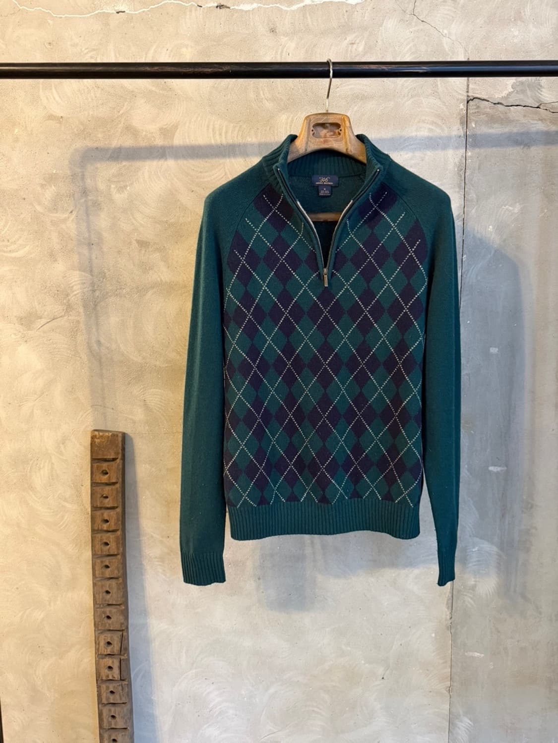 브룩스 브라더스 짚업 니트 100 상품이미지1