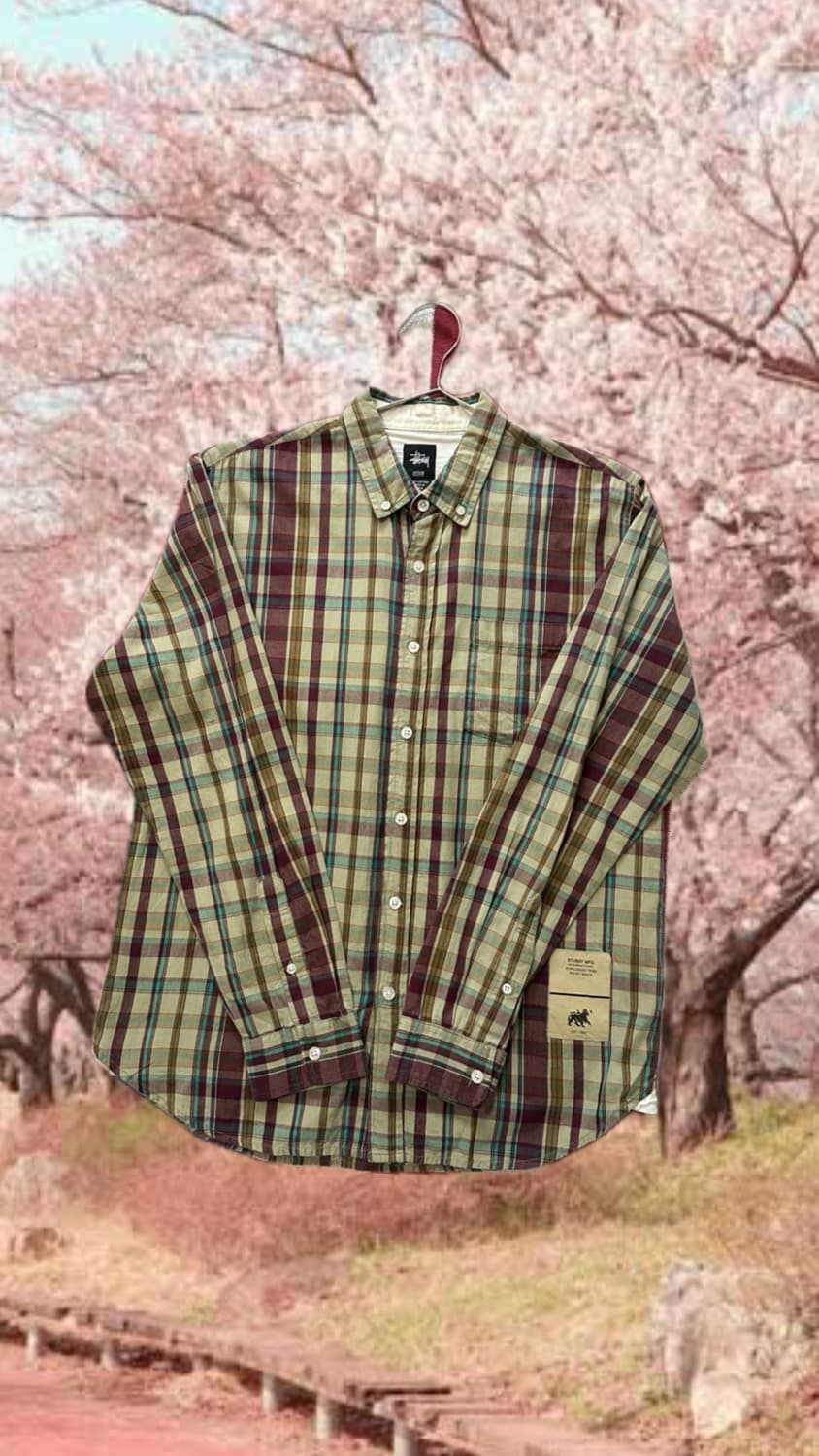 스투시 체크셔츠m 상품이미지1