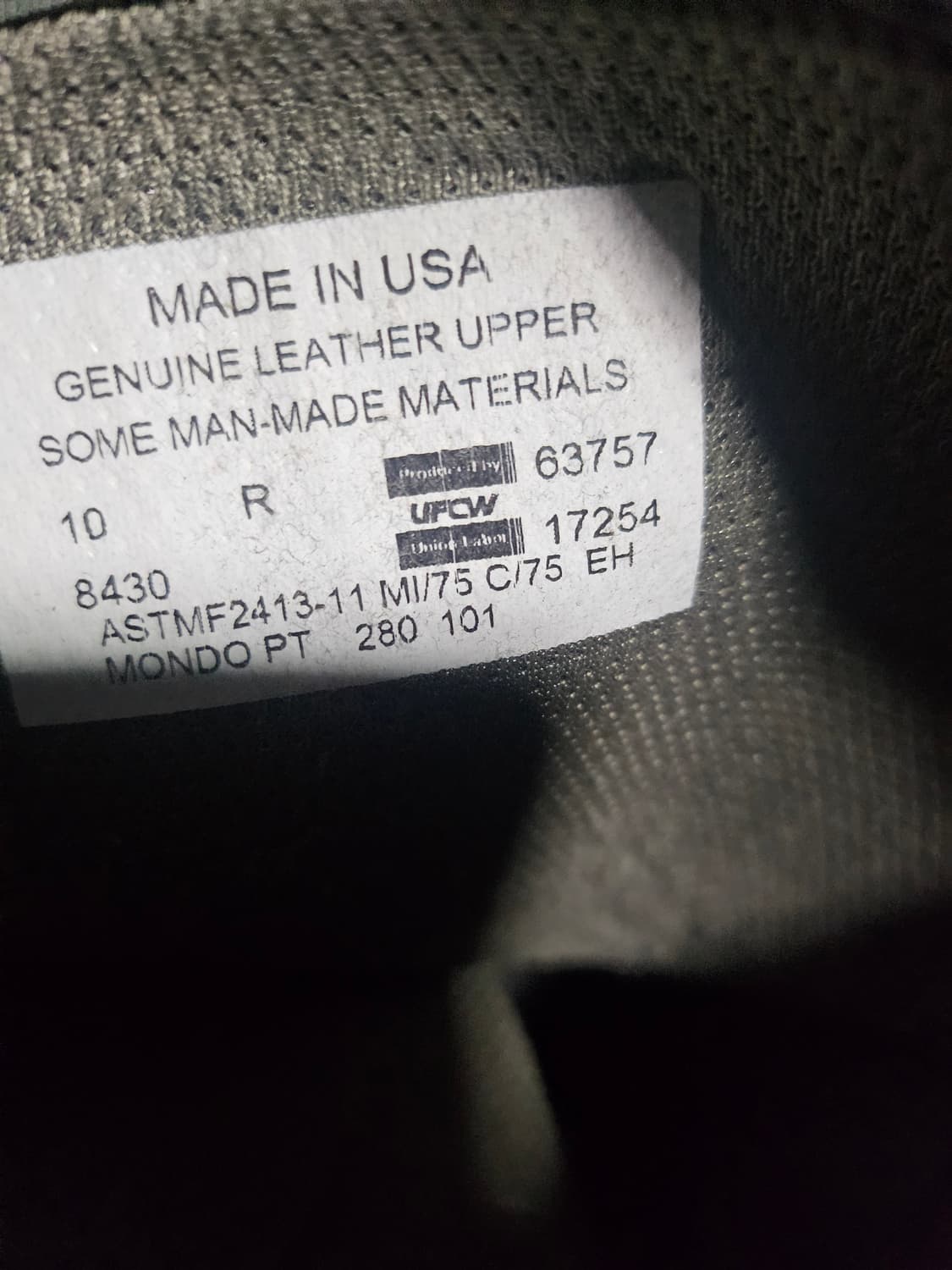 미군오리지날 공군스틸토 작없화 신품10R 상품이미지3