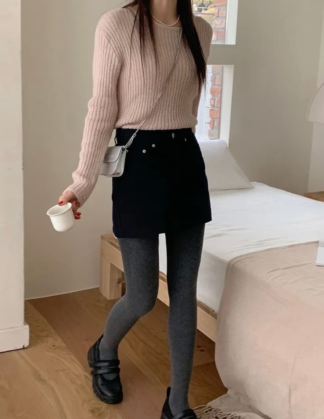 알파카골지니트 새상품 상품이미지5