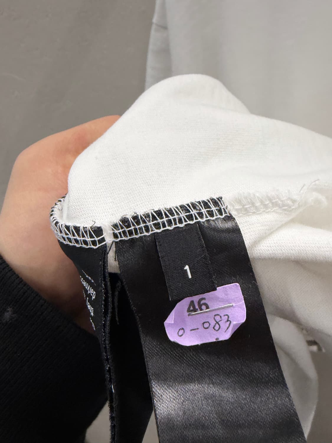 허비그하로 흰색 반팔 티셔츠 1 사이즈 상품이미지6