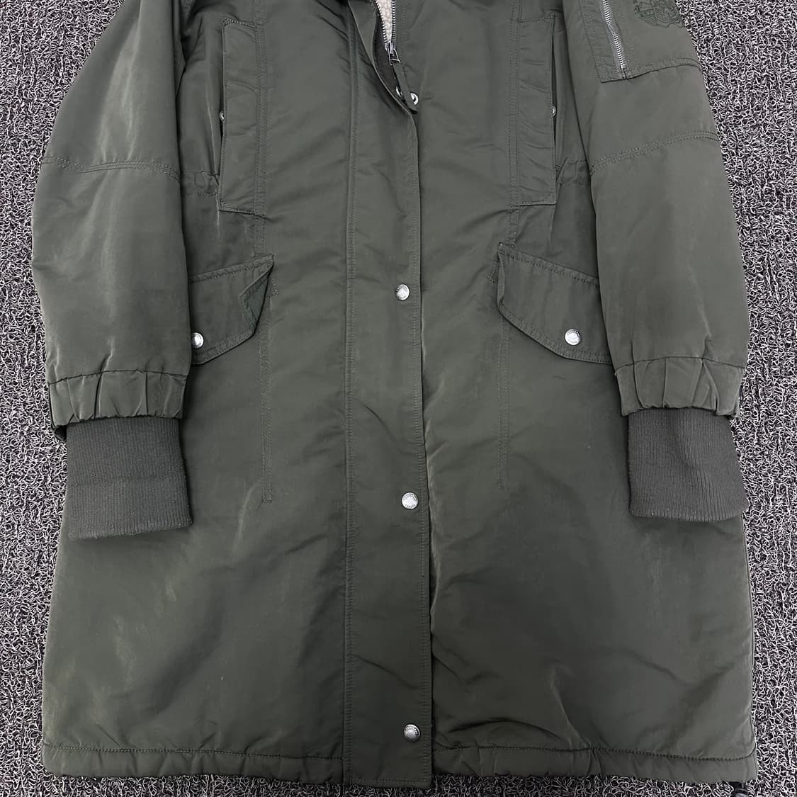 써스데이 아일랜드 여성 롱 야상 자켓 점퍼 90(M) 상품이미지5