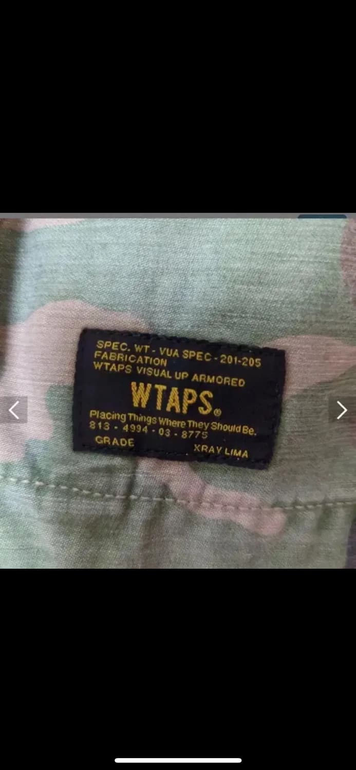 XL 더블탭스 카모 정글 셔츠 버즈 상품이미지4