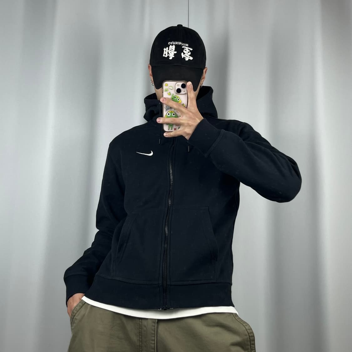 <나이키 스몰 스우시 기모 후드집업> No.1397 상품이미지2