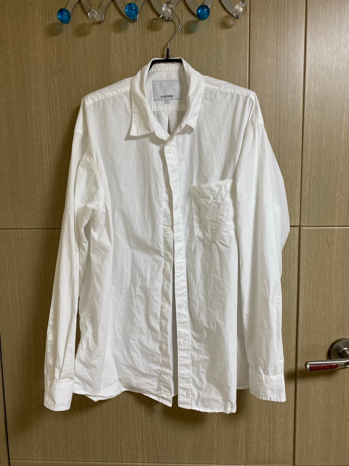 SOUNDSLIFE 사운드라이프 화이트셔츠 L사이즈 상품이미지1