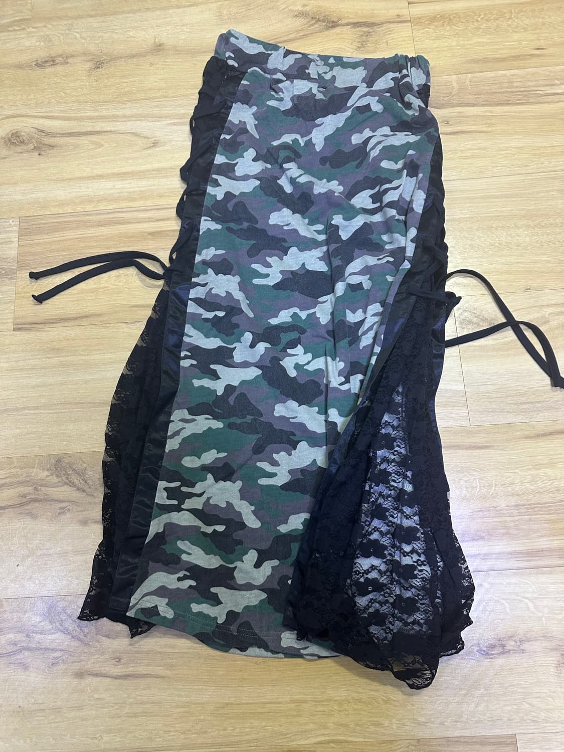 (택포) MKR 카모 롱스커트 상품이미지1